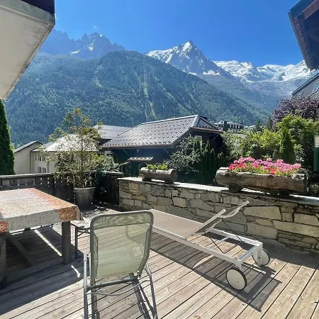 公寓 Spacious 2 Bedroom With Terrace Center 霞慕尼